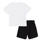 CONVERSE LOGO AOP SS TEE + SHORT SET