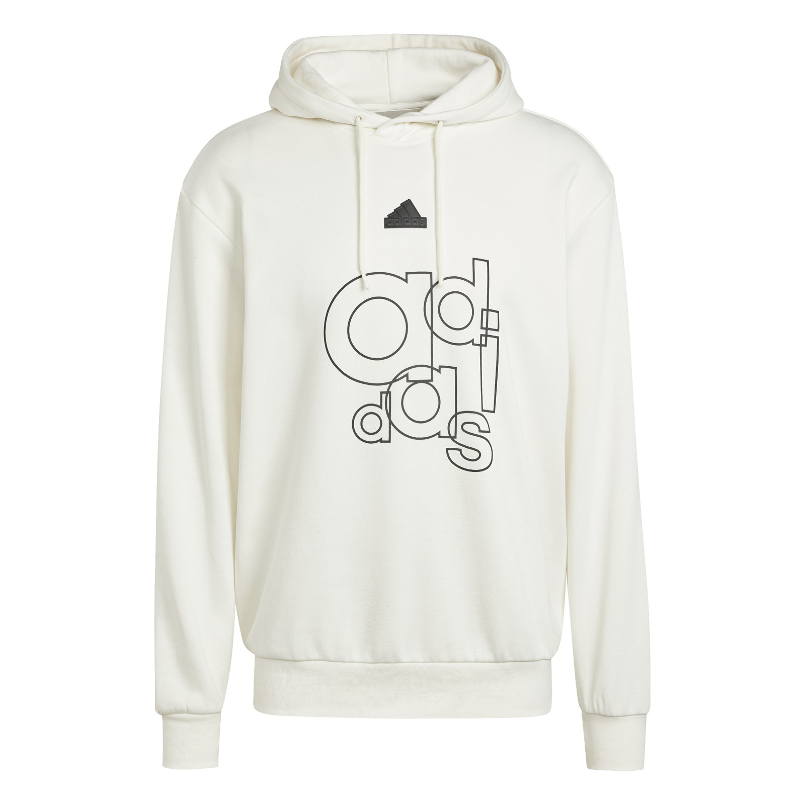 adidas Graphic Print Fleece Hoodie L.