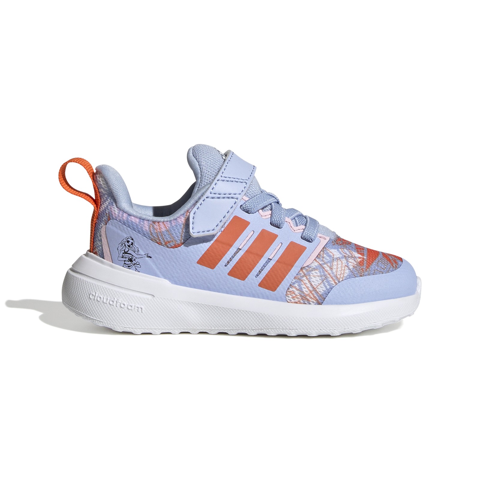 E-shop adidas x Disney FortaRun 2.0 Moana Cloudfoam Elastic Lace Top Strap Shoes