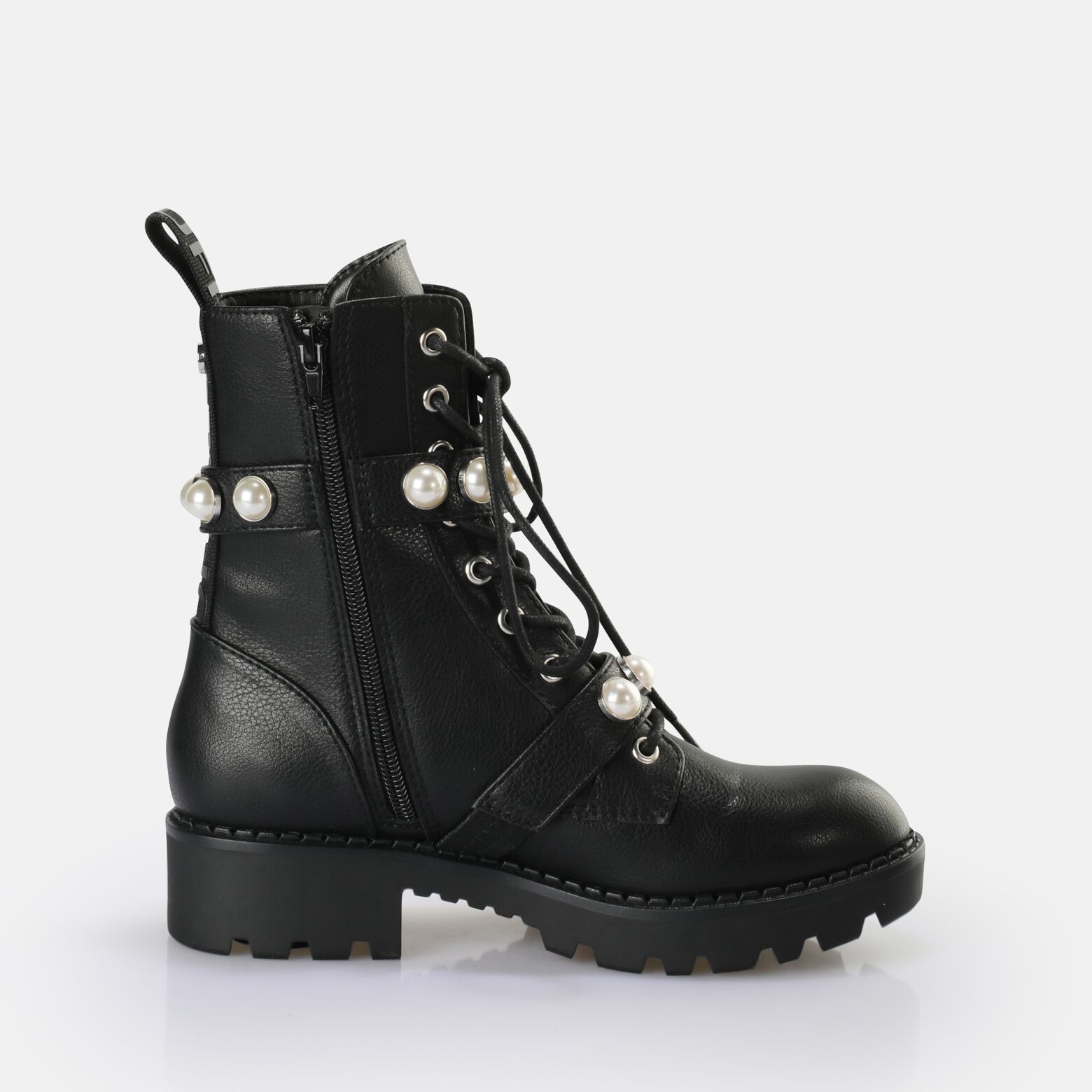 Buffalo wave pearl laceup mid - vegan nappa 36.