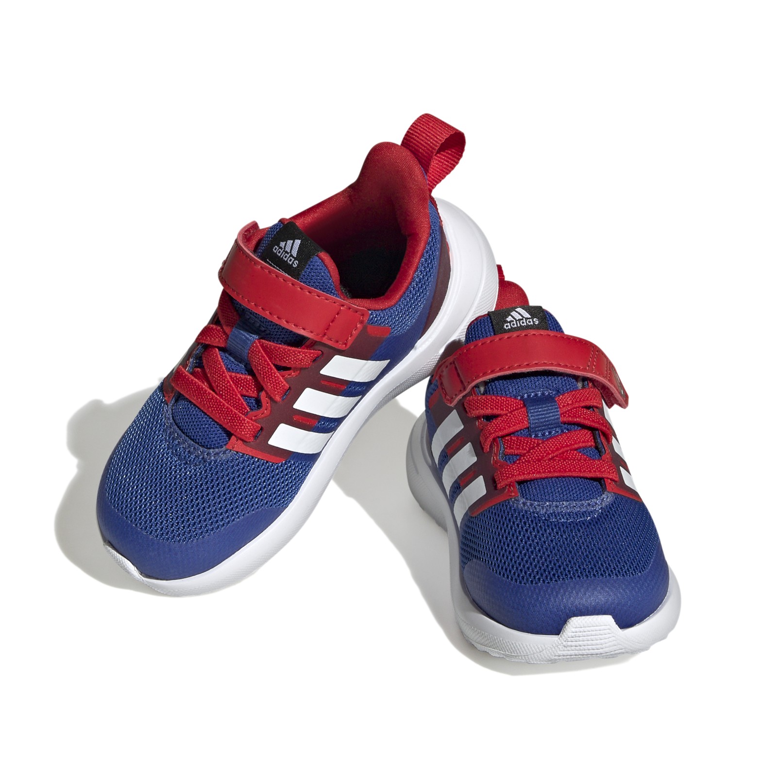 adidas x Marvel FortaRun 2.0 Spider-Man Cloudfoam Elastic Lace Top Strap Shoes 21.