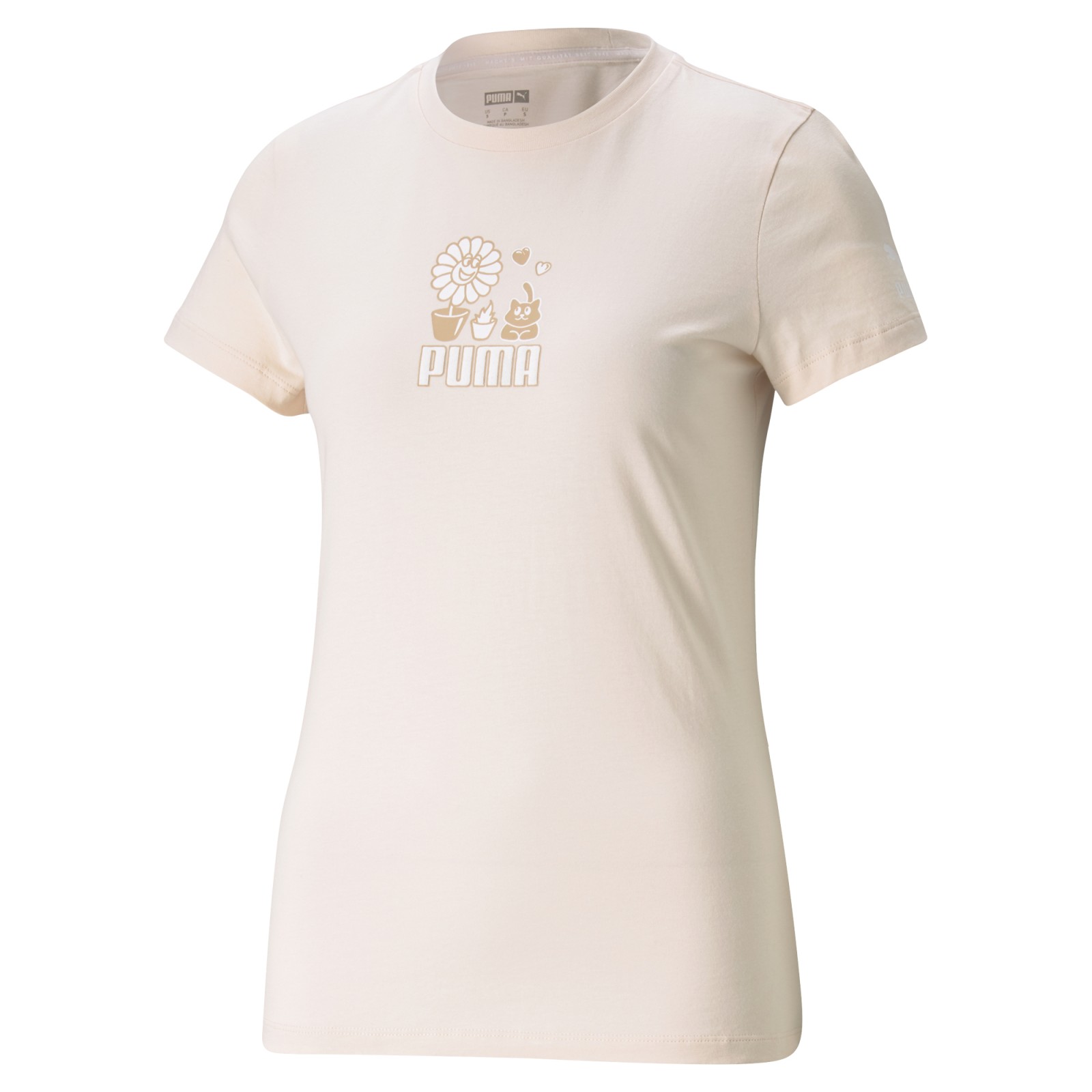 E-shop Puma Graphic Tee Summer Streetwear Cloud Pink