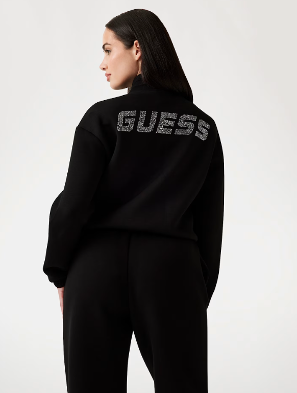 Guess Cecilia Scuba Zip Sweatshirt XS.