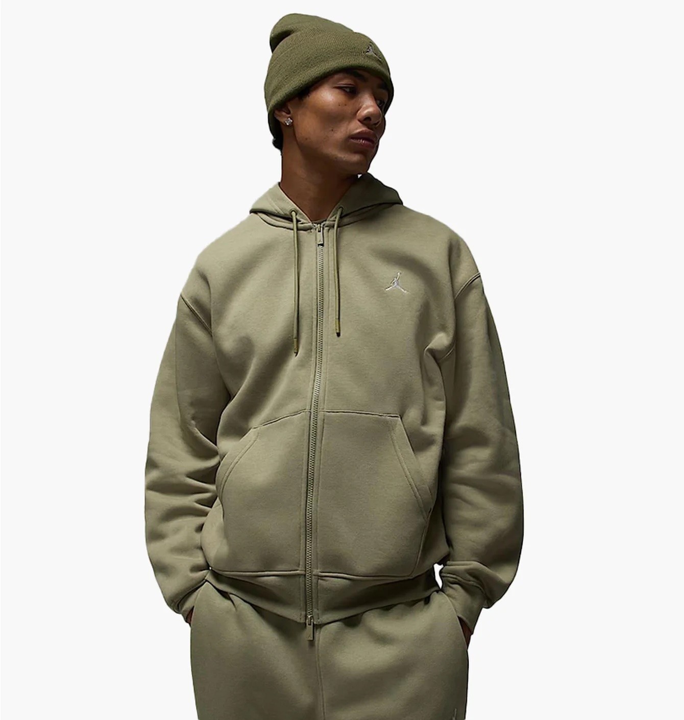 Jordan Men Brooklyn Fleece Full-Zip Hoodie XXL.