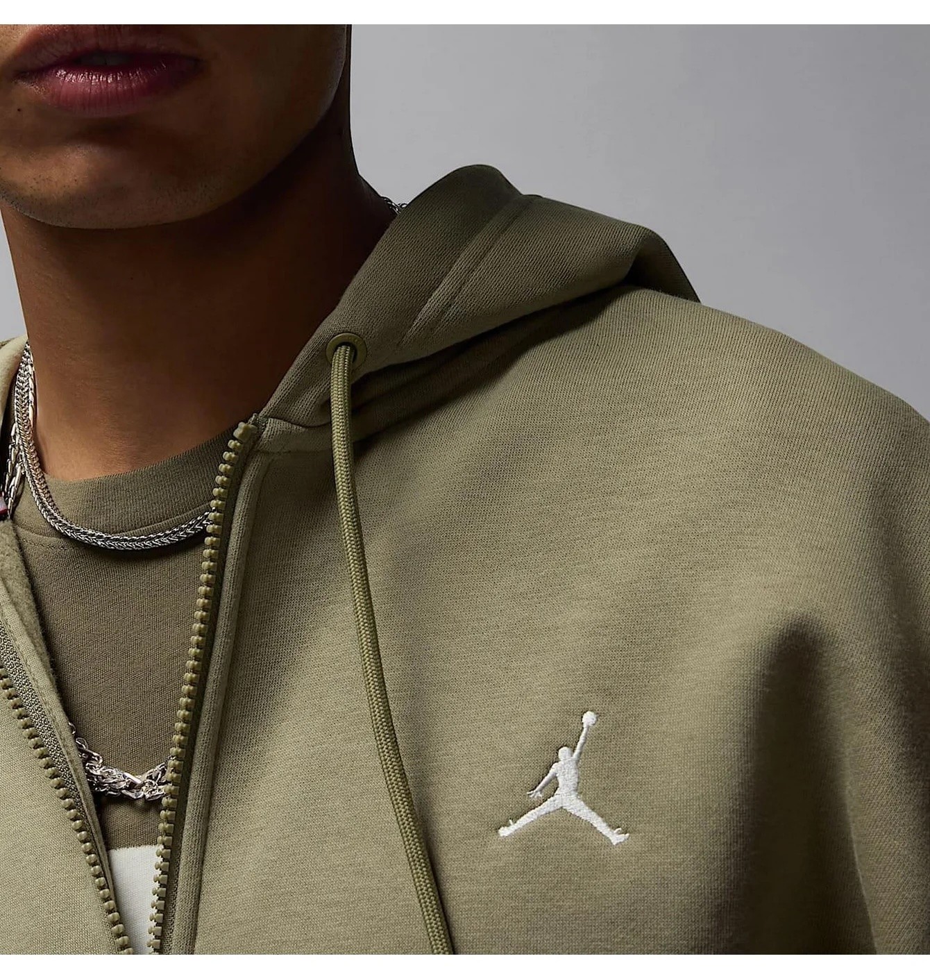 Jordan Men Brooklyn Fleece Full-Zip Hoodie XXL.
