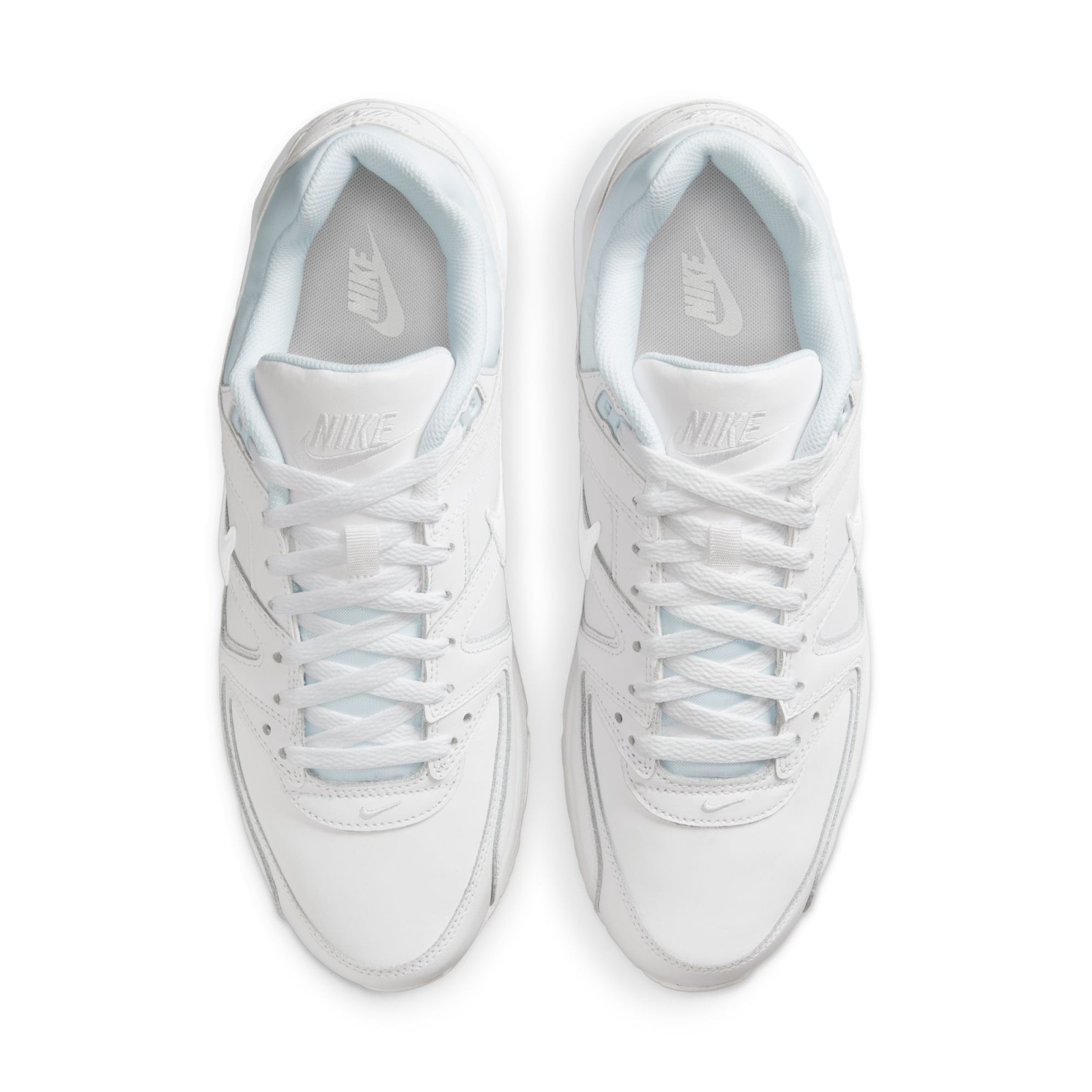 Nike Air Max Command Mens Shoe 41 WHITE/WHITE-METALLIC SILVER.