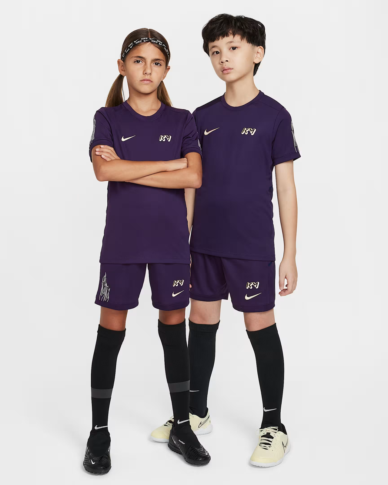 Nike Kylian Mbappe Kids Dri-Fit Shorts XL.