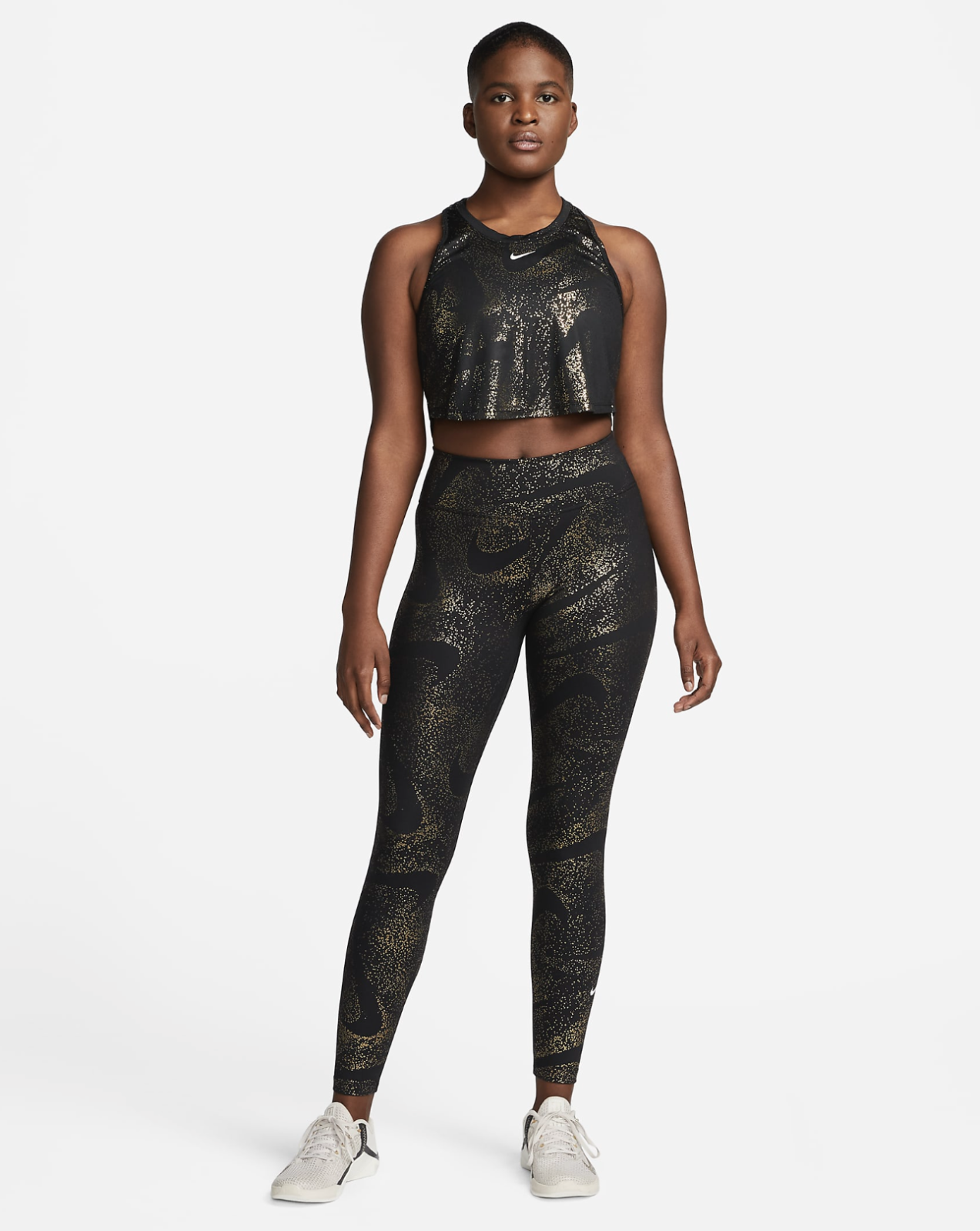 Nike One-Women's Mid-Rise Printed Leggings XS.