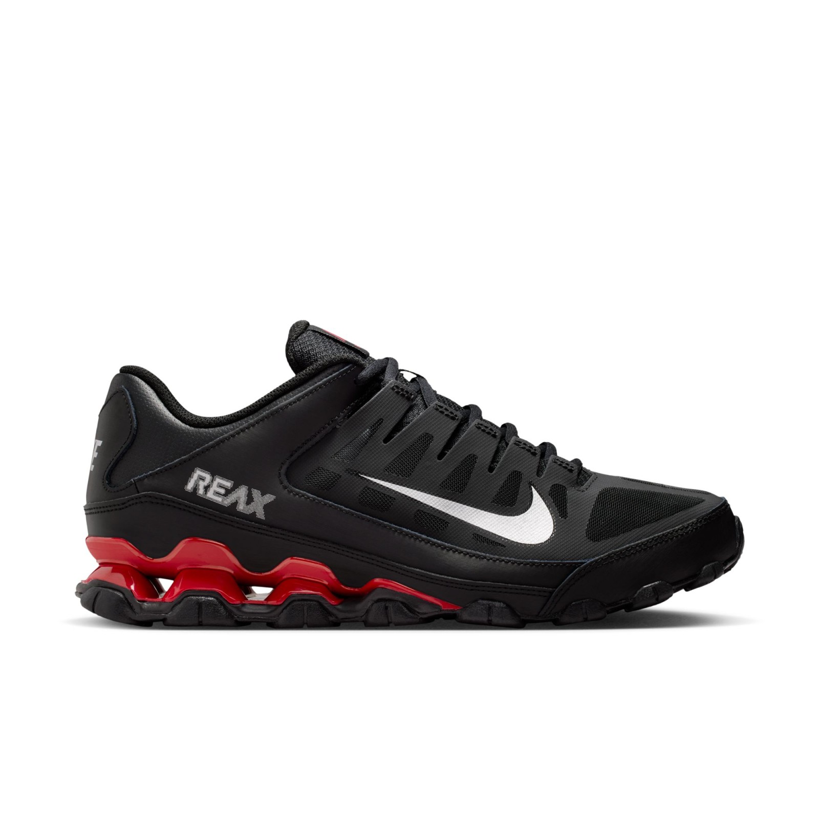 Nike Reax 8 TR Shoes 45,5. Vrch - textília a syntetika  Ponúka výhodný pomer priedušnosti a odolnosti. Textília je dobre priedušná, ale zároveň ponúka zvýšenú odolnosť proti oderu a vplyvom. Je navyše na strategických miestach spevnená syntetickými prekryvmi, ktoré topánku spevňujú, robia ju odolnejšou a chránia tvoje nohy.Medzipodošva - Zoom Air  Nie je ju síce na prvý pohľad vidieť, ako Air Max, ale zato je výkonnejšia. Táto revolučná technológia používa na tlmenie tiež vzduchové bubliny. Jednu mäkšiu uprostred a druhú tvrdšiu, ktorá ju obopína. Tým sa vytvorí efekt "trampolíny" a výsledkom je nielen tlmenie, ale hlavne návrat energie, ktorý ťa doslova vystrelí do ďalšieho kroku.Podrážka - guma  S gumovou podrážkou sa proste nedá nič pokaziť. Dlho vydrží, ľahko sa čistí a má skvelú trakciu.