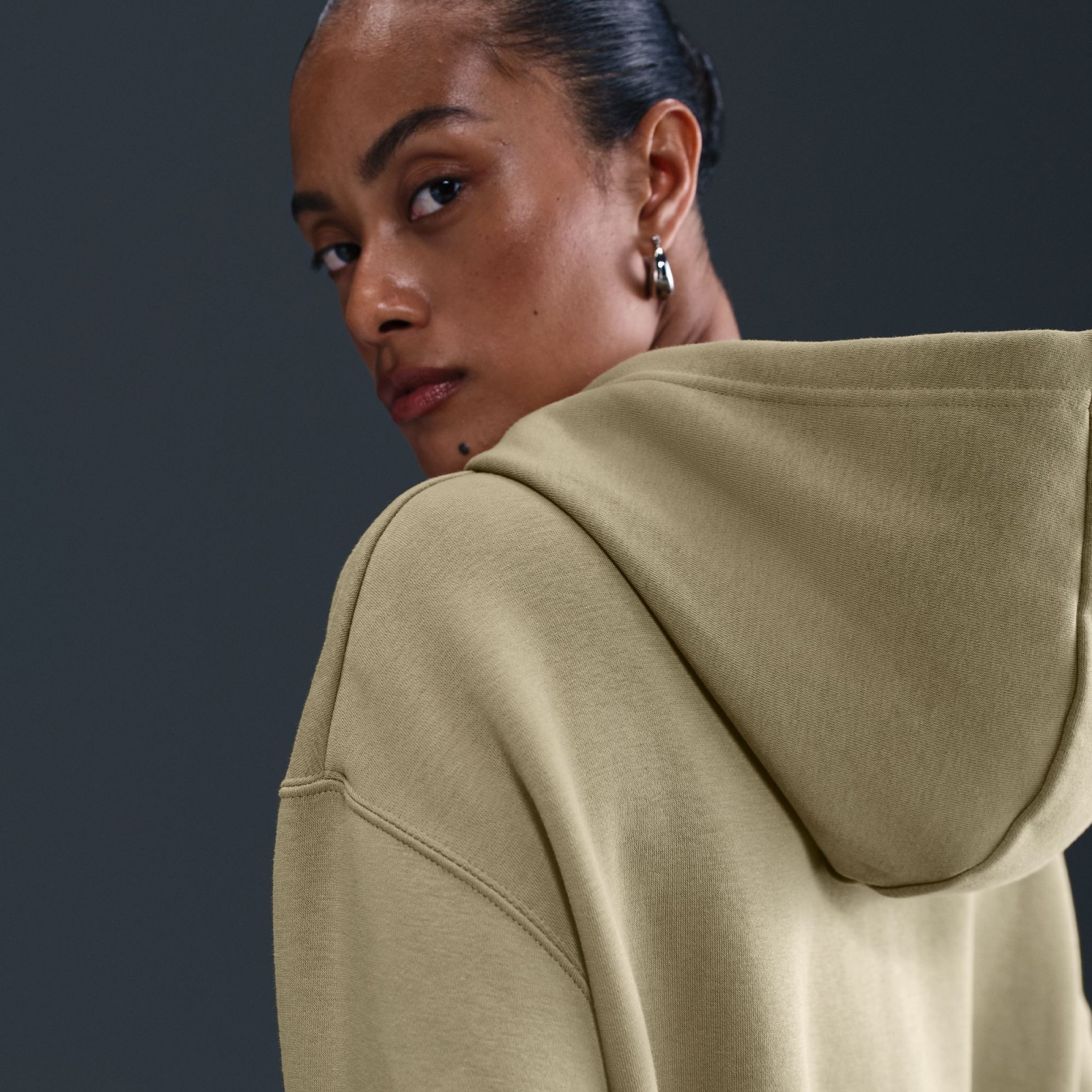 Nike Sportswear Phoenix Fleece Womens Oversized Pullover Hoodie L.