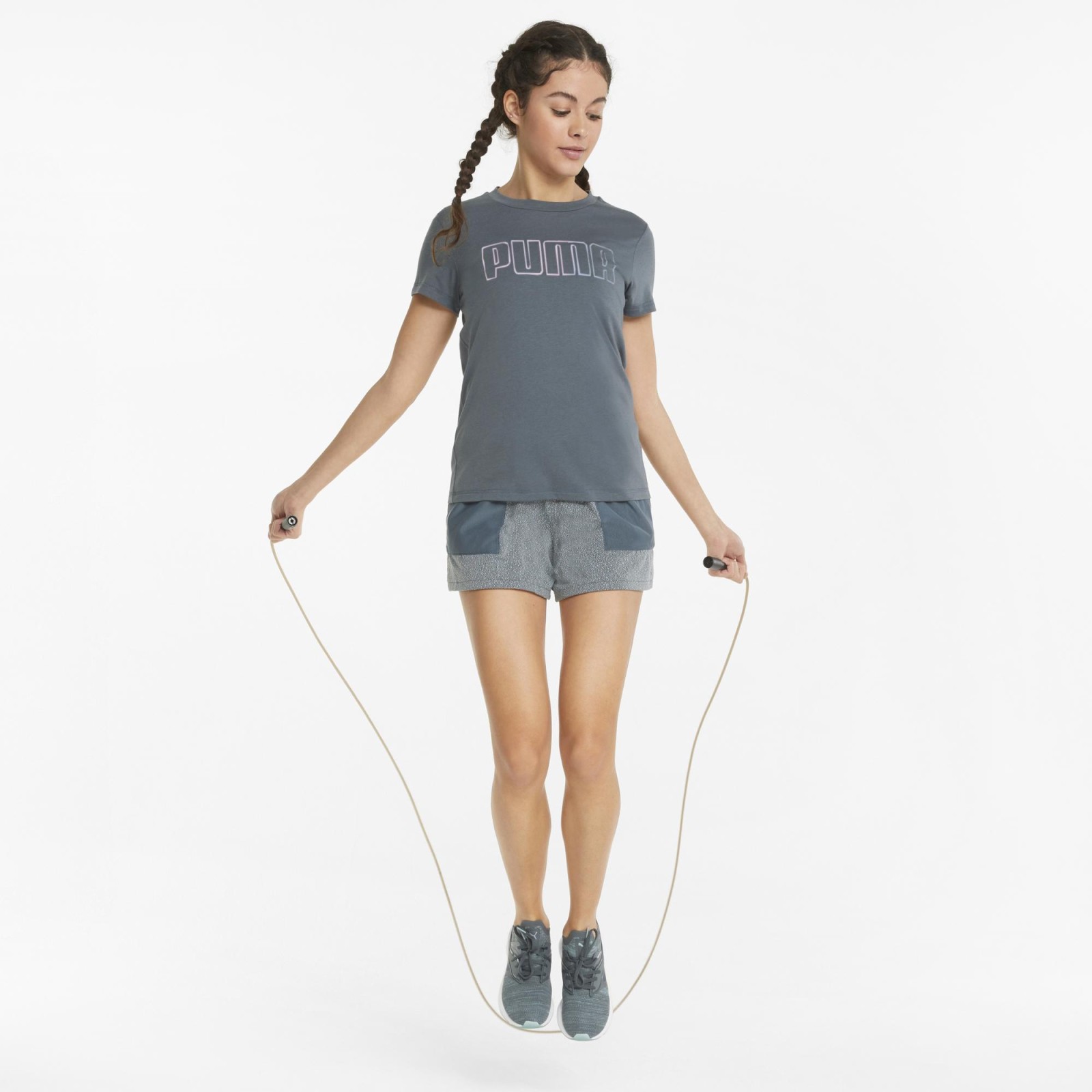 Puma Stardust Crystalline Short Sleeve Tee Da L.
