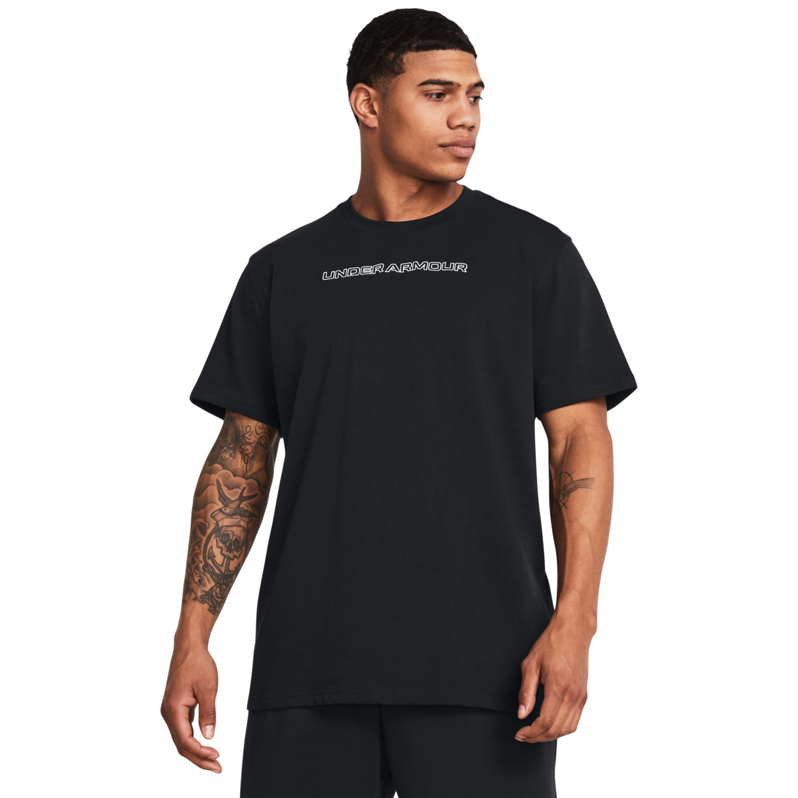 E-shop Under armour ua hw logo overlay emb ss-blk