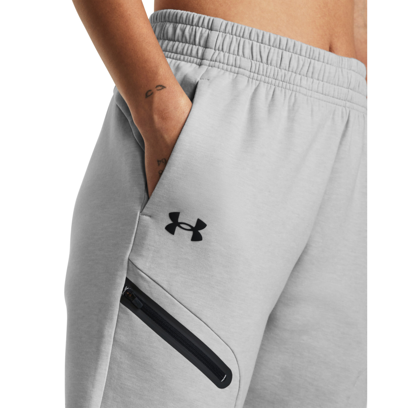 UNDER ARMOUR Unstoppable Flc Jogger-GRY XL.