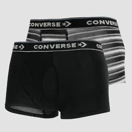 CONVERSE MULTICOLOR STRIPE PRINT BOXER BRIEF 2PK
