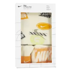 NIKE WILD AIR HAT, BODYSUIT &  BIB 3-PIECE SET