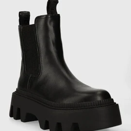 BUFFALO Flora Chelsea Lo - Vegan Nappa - Black