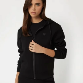 GUESS ALLIE SCUBA HOODIE ZIP SWEATSH