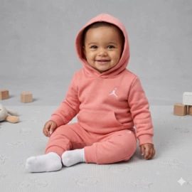 JORDAN BABY MJ BRKNLN FLC PO SET