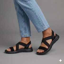 SKECHERS GO WALK FLEX SANDAL - GLIMMER