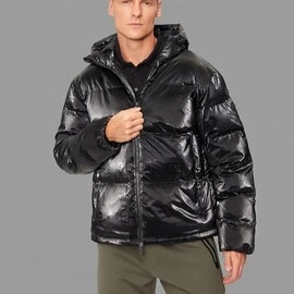 EA7 EMPORIO ARMANI TECHNICAL FABRIC PADDED JACKET
